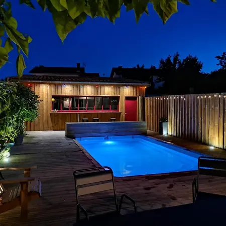 Maison Calme Avec Piscine Proche De Bordeaux Casa de Férias *